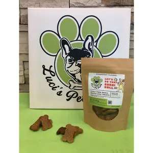 Let's Do That Sushi Roll - All Natural "Crab, Tuna, & Rice" Dog & Puppy Treats - Disobedient Biscuits 6 oz. Pouch