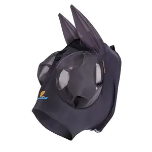 Shires Equestrian FlyGuard Pro Stretch Fly Mask with 180 Degree Vision & Secure Fly Proof Mesh Shield for Ultra Comfort
