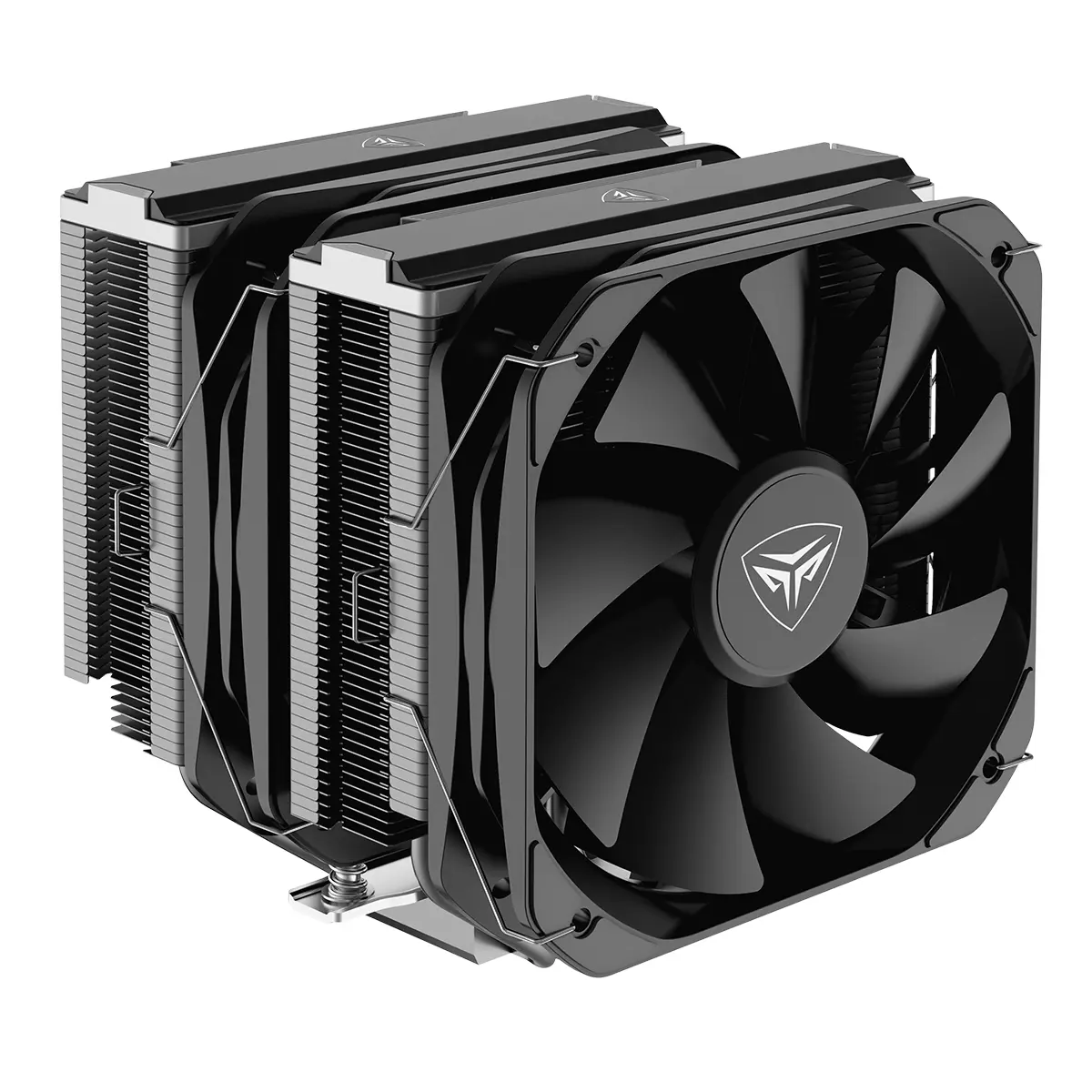 Pccooler G6BK High Performance CPU Cooler - Aluminum - 130 mm - Luxury Black