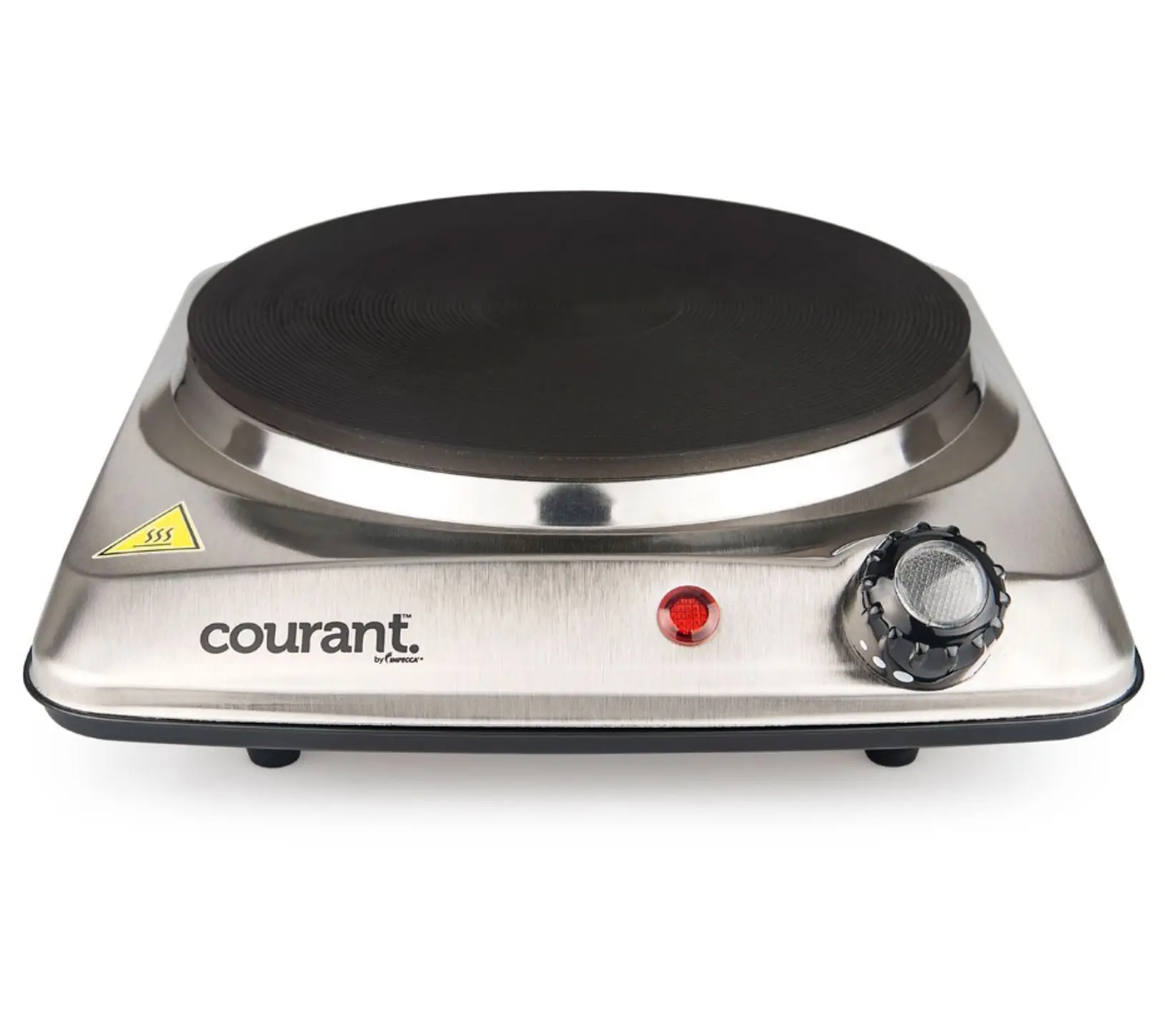 Courant 1000W Portable Single Electric Burner,Stainless Courant 1000W Portable Single Electric Burner,Stainless