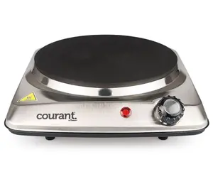 Courant 1000W Portable Single Electric Burner,Stainless