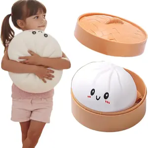 Extra-large bun squishy toy, realistic bun simulation