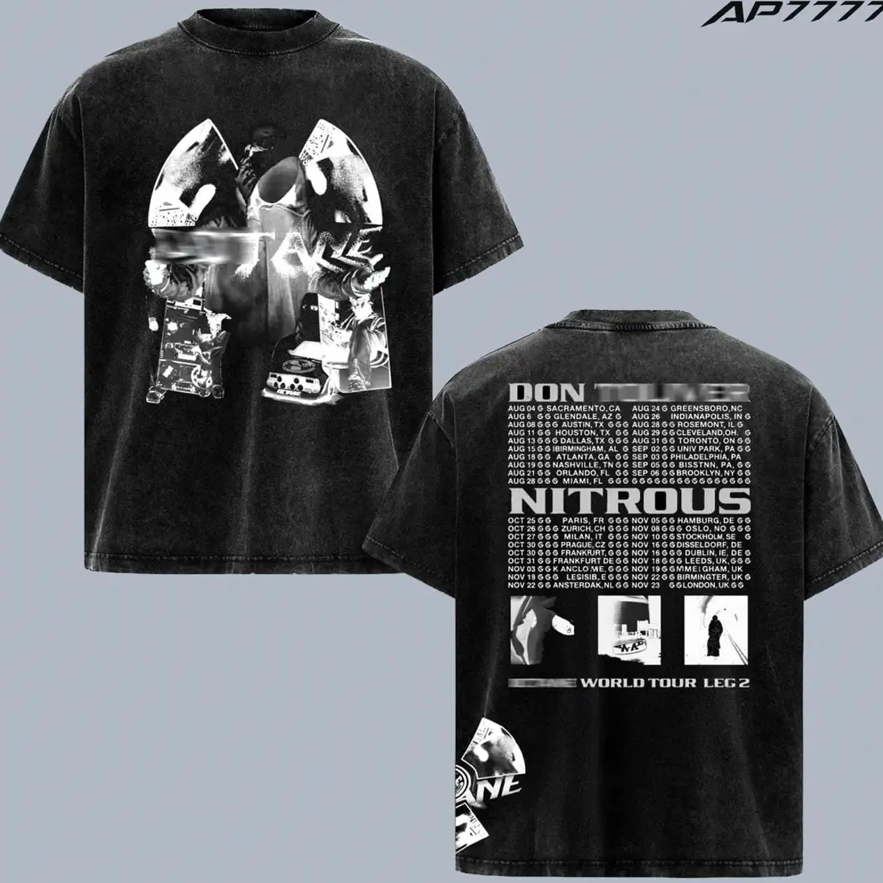 Octane Tour 2026 Shirt – Vintage Washed Oversized Graphic T Shirt, Toliver Inspired Streetwear, Octane Album Tour Dates Design, Dark Aesthetic Retro Music Tee, Heavy Cotton Washed Tee, Casual Unisex Men Women Top, Gift for Rap Fans 46Y