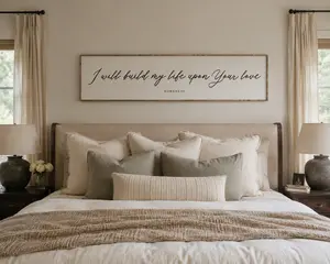 Handmade Wood Framed Sign for Couples, Weddings, Anniversary and Love of God | Handmade in Franklin, TN
