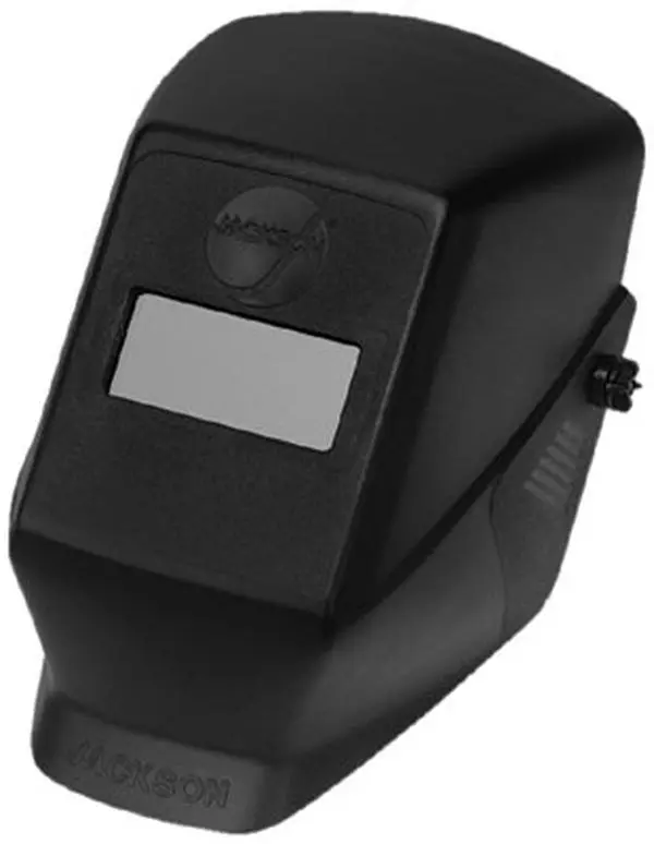 Jackson Safety 138-14979 Thermoplastic Welding Helmet - HSL1 Passive Lens, 13.8 oz, Cover Plate, Extended Front, Increased Throat Protection