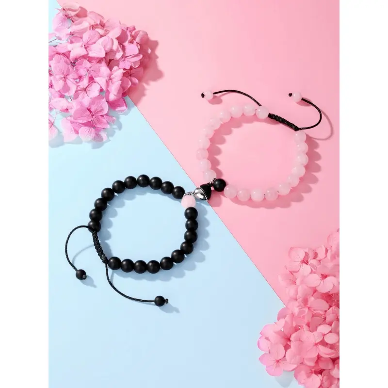 4PCS Matching Sun & Moon Bracelets & Necklaces for Couples & Best Friends Perfect Birthday Gifts for Women & Men Strengthening Bonds on Various Occasions Ideal for Enhancing Relationships