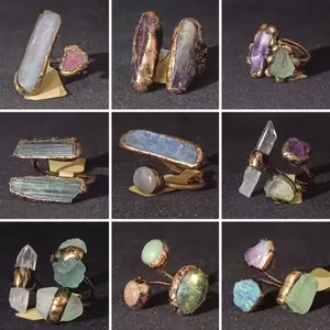 [No.633-641 Tray #19] Unique Handmade Crystal Ring