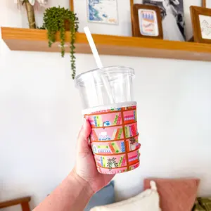 Summer Bookshelf | Reusable Coffee Sleeve Summer Bookshelf | Reusable Coffee Sleeve
