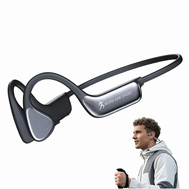 Open-Ear, Bone Conduction Sport Headphones - Sweat Resistant, Workout Headphones