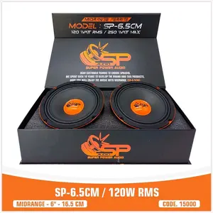 SP-6.5CM Midrange Speaker 120W RMS 250W Max  6 Inch 16.5cm Audio Component Speakers Smartphone