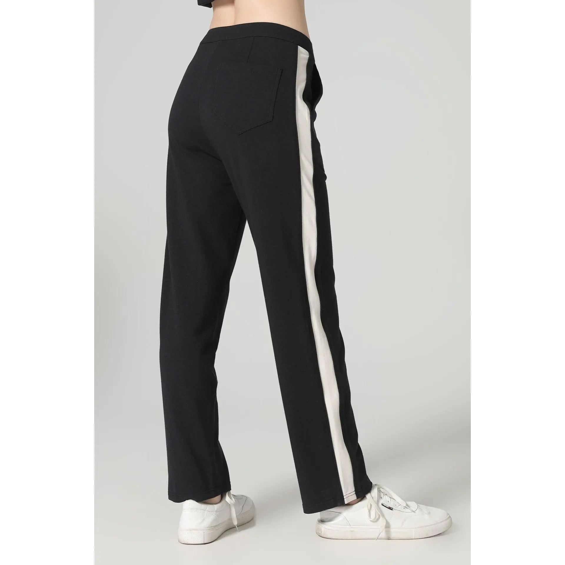 Bamboo Contrast Stripe Sweatpants