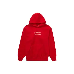 Supreme Inside Out Box Logo Hooded Sweatshirt Red XL