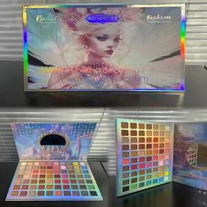 New 70-color dazzling girl-pattern eyeshadow palette, matte and pearlescent all-in-one makeup palette.New multi-color hot-selling women's makeup eyeshadow and foundation palette