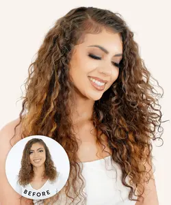 Curly Hand-Tied Weft Rows (2oz)