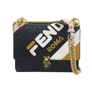 Pre-owned FENDI Leather Shoulder Bags x FILA Small Kan I Shoulder Bag JV00210