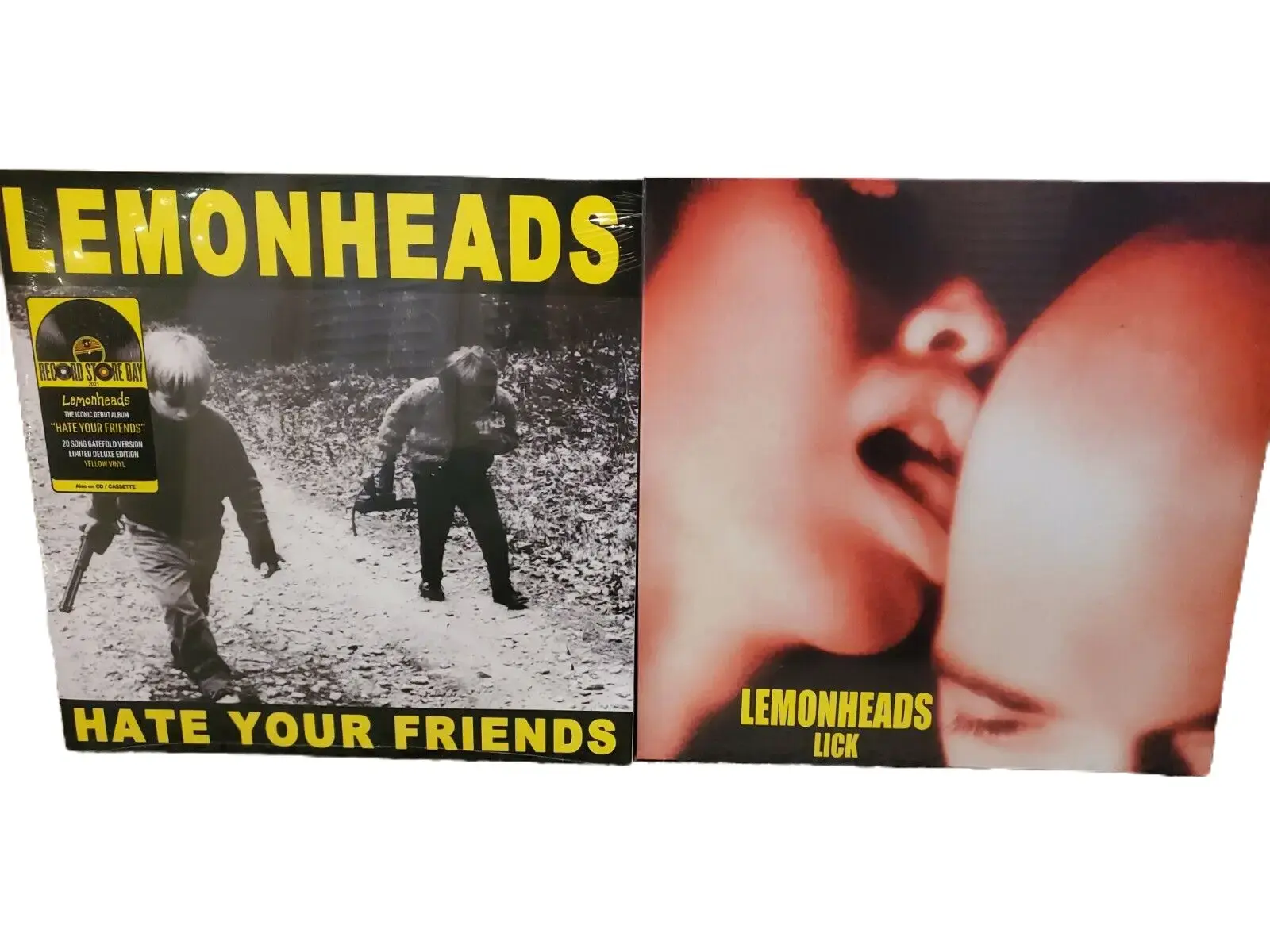 Lot of 2 Lemonheads LPs (New): Hate Your Friends (Yellow Ver), Lick