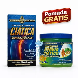 Promoción de las Pastillas de CIÁTICO con una Pomada GRATIS de 125 gramos