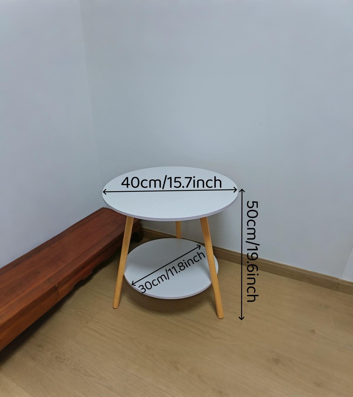 Compact Timeless Indoor Side coffee Table - Versatile for Living Room, Bedroom, Indoor Spaces (Furniture, Tables & Desks)