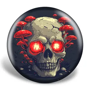 The Mushroom Skull Disc Golf Disc