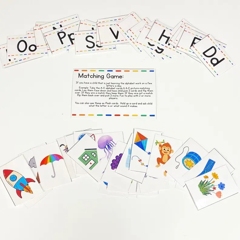 ABC Memory Educational Activity Kit, Preschool Learning Tool for Early Childhood Cognitive Development ABC Memory Educational Activity Kit, Preschool Learning Tool for Early Childhood Cognitive Development
