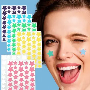 1/4/8/20 PCS-Cartoon Colorful Smiley Face Stickers, Water Gel Patches, Easy to Remove, Party Decor, DIY Music Festival, Waterproof, Halloween, Christmas, Decoration Sticker
