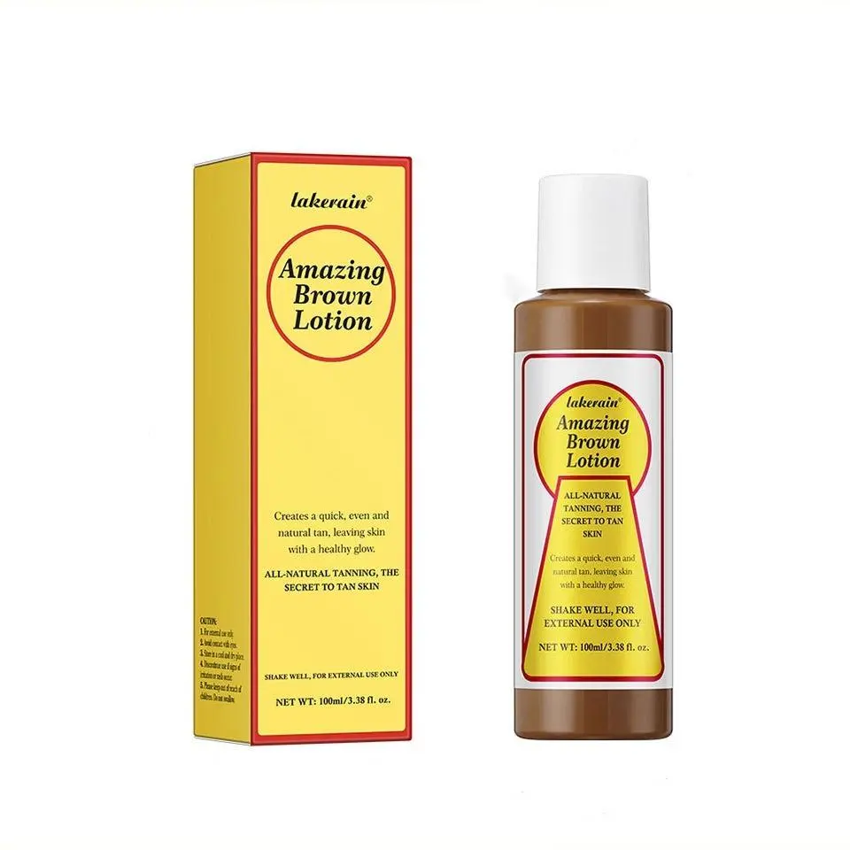 100ml Tanning Lotion, Natural Looking Self Tanner, Flawless Smooth Tanning, Sunless Tanning Cream, Moisturizing Tanning Cream, Body Tanning and Color Fixing Cream, Skin Care Product, Cosmetic