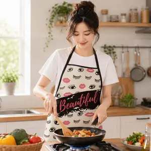 Waterproof Eyelash Wavy Apron, Adjustable Makeup Apron, Suitable for Lash Artists, Hairdressers, Housewives, Versatile Beauty Tool