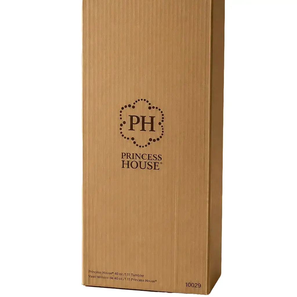 New original box 40 oz. The Princess House Purple Tumbler    Caja original nueva de 40 oz. El vaso morado de Princess House
