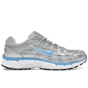 Nike Men's P-6000 Metallic Platinum Pure Platinum Metallic Silver University Blue, from StockX