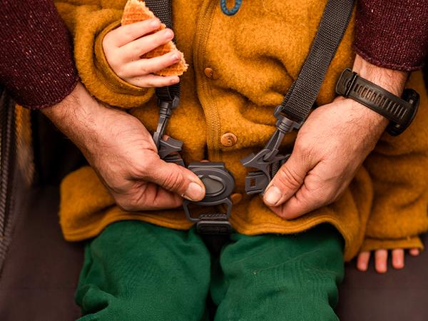 HARPPA Foldable 2 Seater Baby Stroller Wagon with Canopy & Mosquito Net, Stroller with Cup Holders & Stroage, All-Terrain Wheels, Adjustable Handle, For Outdoor & Beach, Baby Items