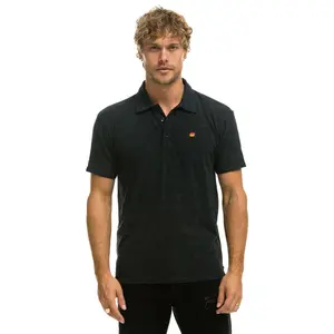 AVIATOR NATION POLO - CHARCOAL