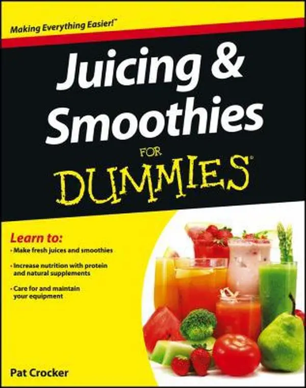 USED Book - Juicing and Smoothies For Dummies by Pat Crocker (Paperback) - english