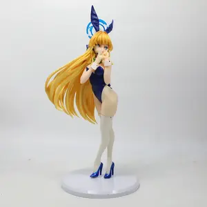 Blue Archive Asuma Toki Playful Pose Bunny Girl Game Ai Girl Figure Model Statue Boys Collection Desktop Decoration Ornament Toy
