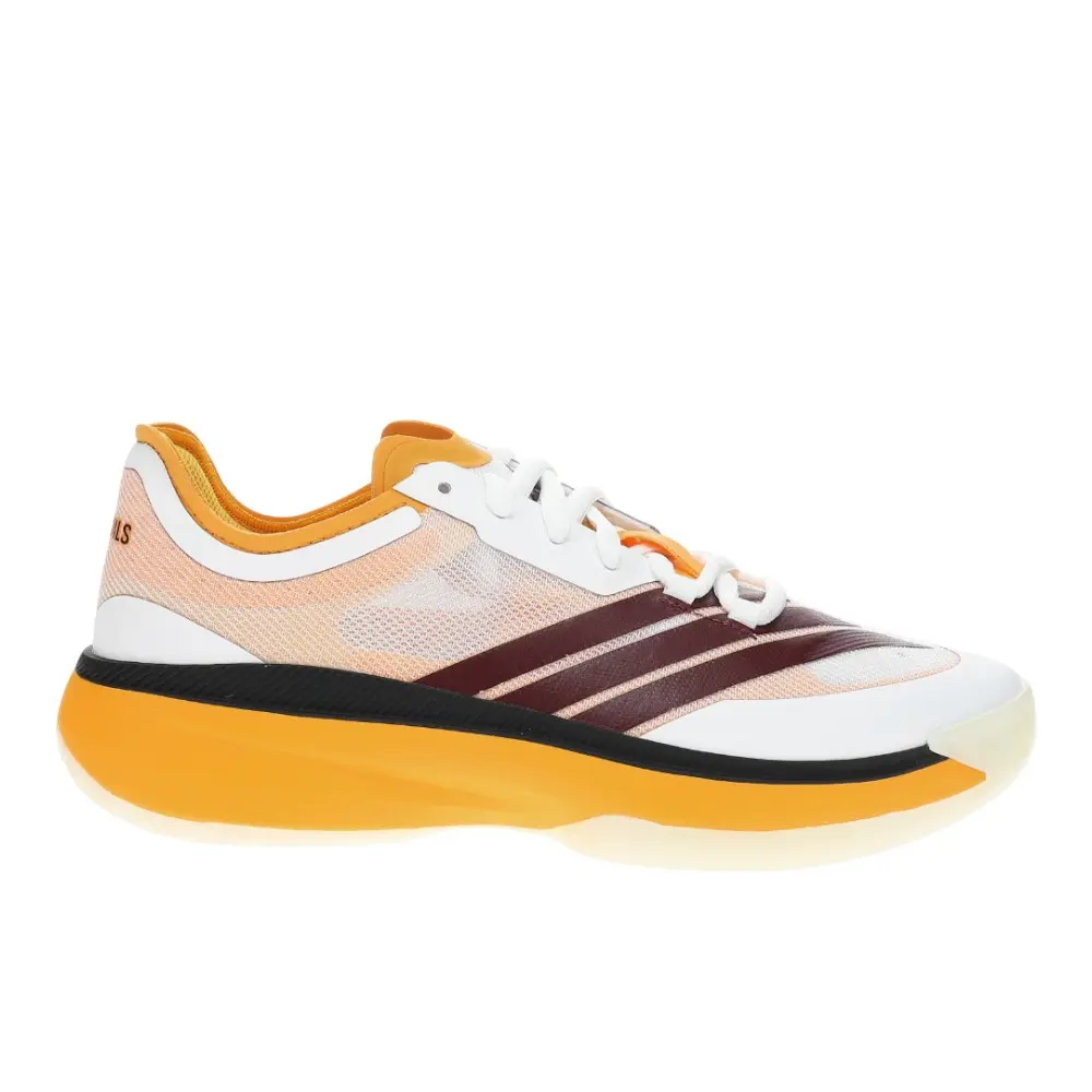 adidas Mens Adizero Select 3.0 Arizona State Sun Devils Basketball Sneakers Shoes - White