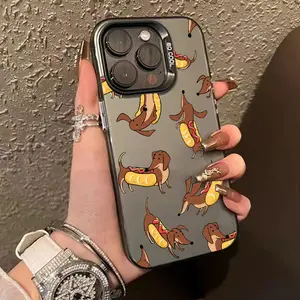 Hot dog Case for iPhone 16 E 15 14 Pro Max 13 12 11 XR XS Plus Shockproof Drop Protection Durable PC Smartphone Cover