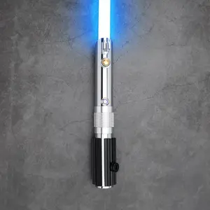 TXQ Ani SE Force FX Lightsaber – Smooth Swing Dueling Light Saber with 12 RGB Colors, 16 Sound Fonts & Motion Control, Premium Metal Hilt Jedi Lightsaber for Adults & Kids, Perfect Cosplay Gift