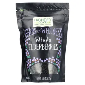 Frontier Co-op Whole Elderberries, 8 oz (227 g) Frontier Co-op Whole Elderberries, 8 oz (227 g)