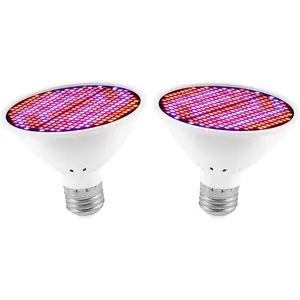 PAR30 Grow Light Bulb,2-Pack LED Full Spectrum 12W Grow Lamp (120 Watts Equiv), Energy Saving Plant Light for Fruits & Flowers