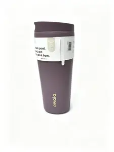 Owala 20oz SmoothSip Insulated  Tumbler, Leak Proof Portable Travel Mug For Hot & Cold Drinks, Car Friendly Reusable Stainless Steel  blank birthday Double-Wall 20 silver thermos ceramic disposable iced   parody coffee quote diy compact novelty glass cup