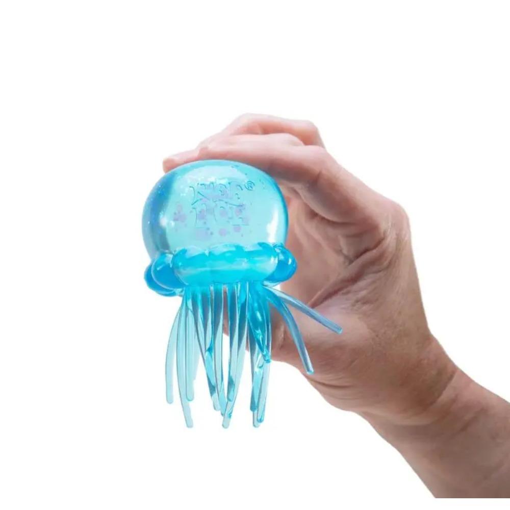 Jellyfish Design Squeeze Stress Ball, FidgetStress Ball, Ice Squeeze Cube-Drop MaltSugar Balls: Sensory Squishy Toys for Anxiety and Stress