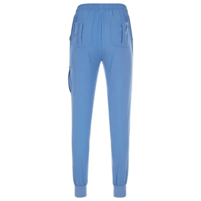 Women's Stretch Jogger Scrubs Set Solid V-Neck Nursing Uniform Quick Dry Breathable Women's Stretch Jogger Scrubs Set Solid V-Neck Nursing Uniform Quick Dry Breathable