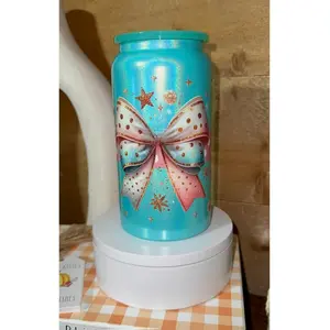 26oz Stainless steel cup Rose Gold Bow stainless steel Cup