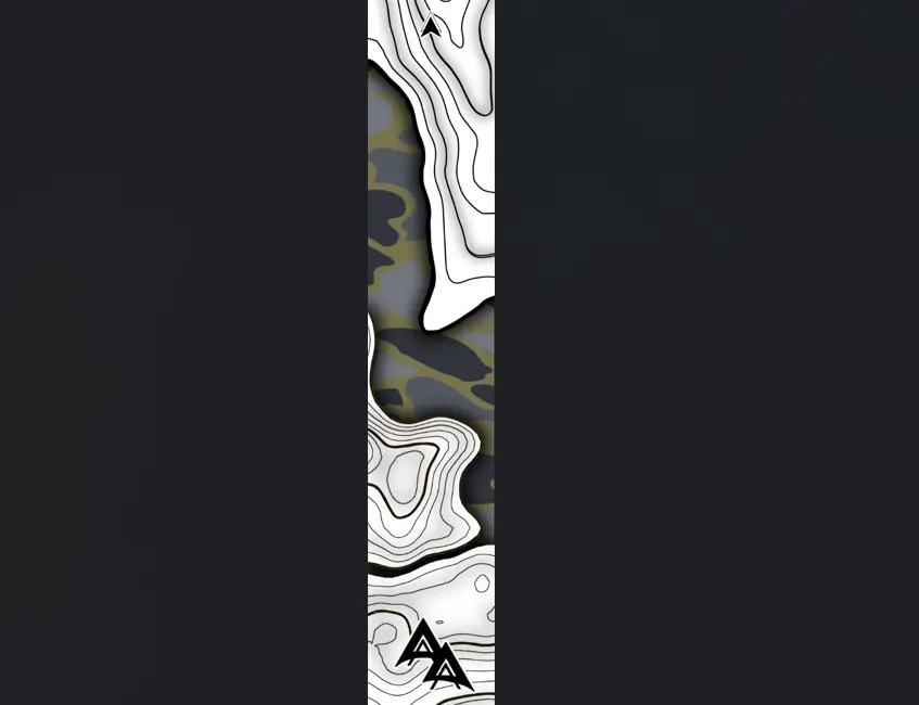 APA LAKE TOPO SERIES ARROW WRAPS - DUCK CAMO - GREY.OD GREEN