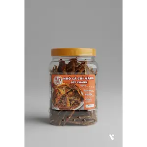 Khô cá chỉ vàng sốt chanh 500g - Yellowtail dried fish with lemon sauce