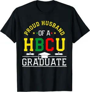 Proud HBCU Husband of a HBCU Graduate Family T-Shirt - Zihomaramer Shop 43B0C4C1N3YN