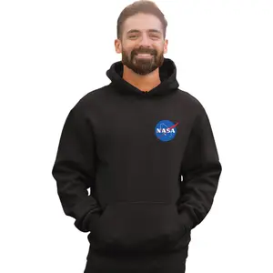 NASA Blue Meatball Left Chest Logo Unisex Sweatshirt Hoodie