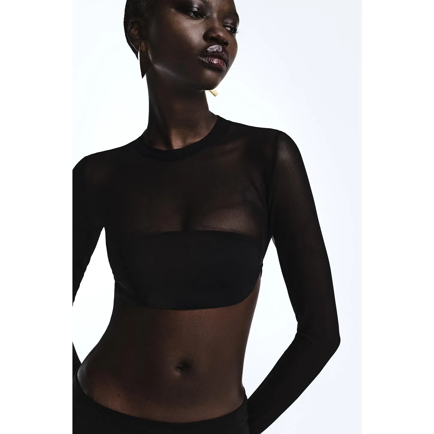 REVOLVE LOS ANGELES Etienor Crop Top in Black
