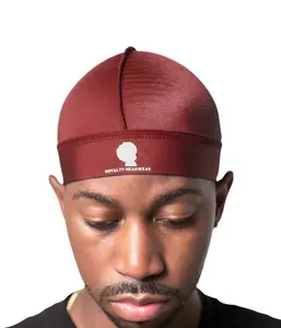 Royalty Headwear Silky Wave Cap for 360, 540 & 720 Waves, Soft Breathable Durag Skull Cap Beanie for Men/Women