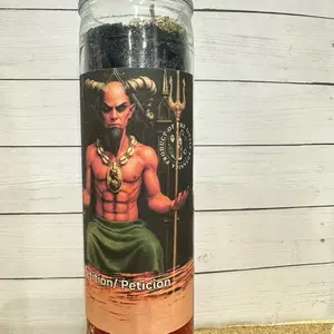 Fixed Candle Angelito Negro for Petitions - Unique Design, Ideal for Petitions