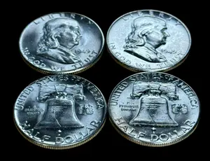 1949 Franklin 90% Silver Half Dollar Philadelphia - Uncirculated
